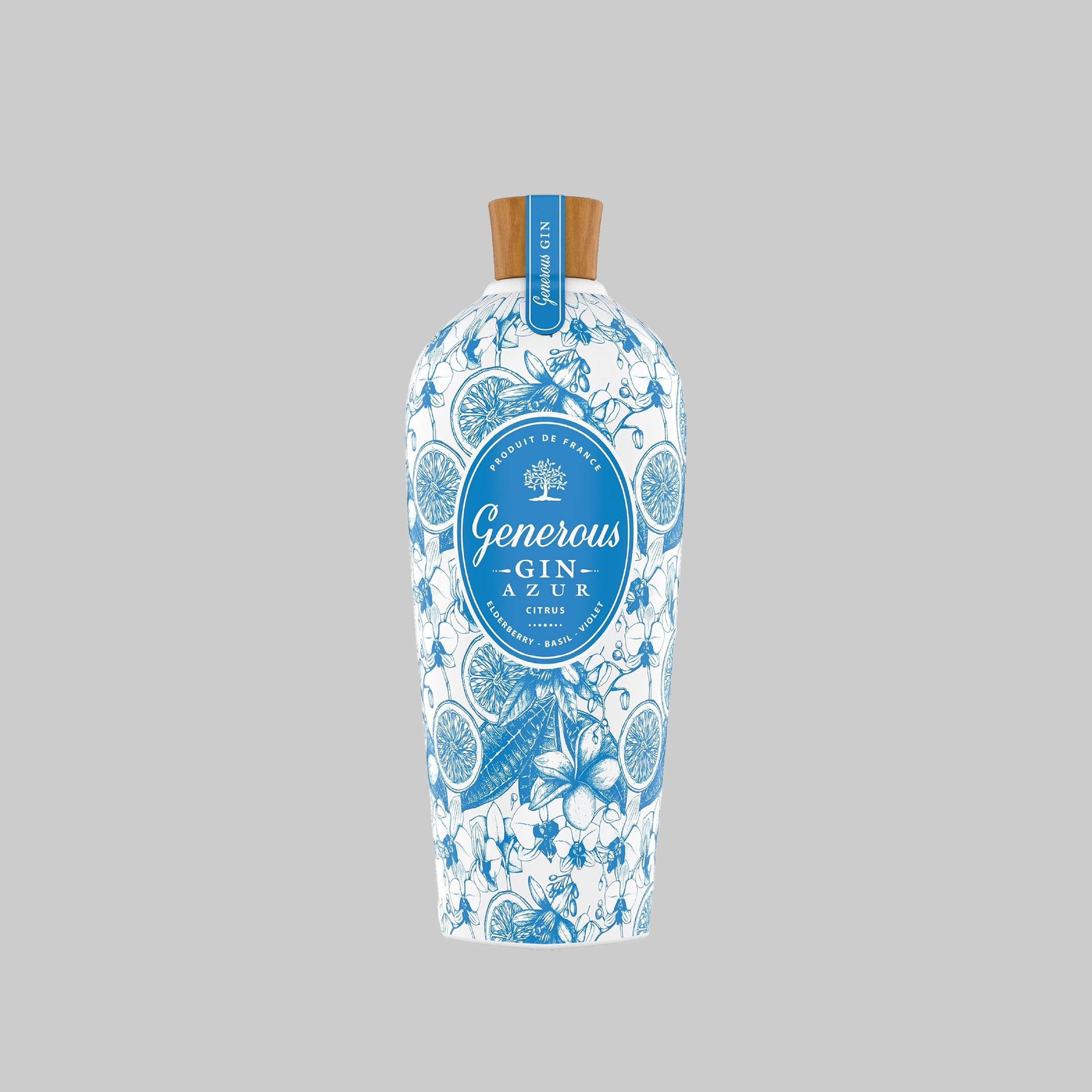 Generous Azur Gin 700ml 40.0% | TIME2DRINK